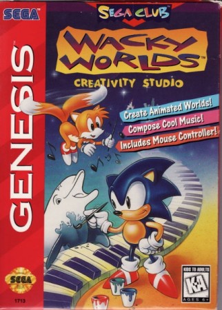 Wacky Worlds : Creativity Studio (Genesis - Import USA) - Megadrive