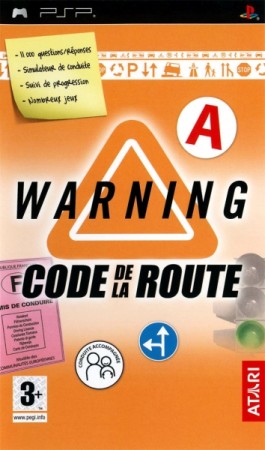 Warning code de la route - Playstation Portable