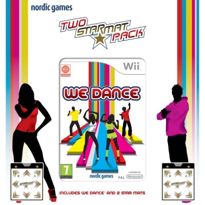 We Dance + 2 Star Mat (Tapis de Danse) - Wii