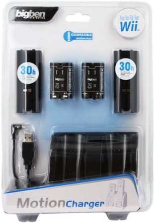 Station de Recharge Double Big Ben Noire  - Wii