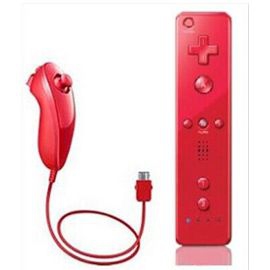 Wiimote et Nunchuk Rouge - Wii