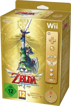 Wiimote Motion Plus Or (The Legend of Zelda) en boîte  - Wii