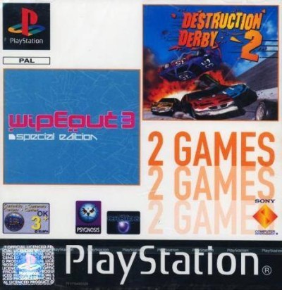 WipeOut 3 Special Edition / Destruction Derby 2  - Playstation One