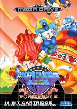 Wonder Boy III: Monster Lair en boîte - Megadrive