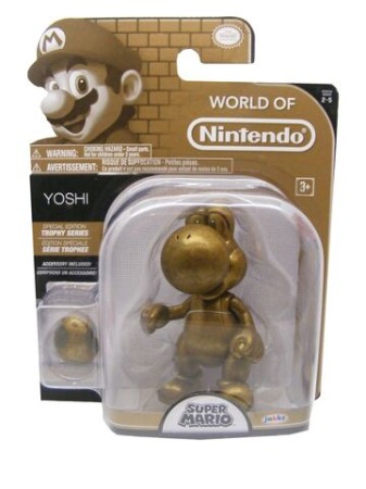 Figurine Yoshi Gold - World of Nintendo Super Mario - Figurine