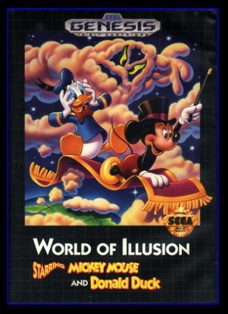 World of Illusion Starring Mickey Mouse & Donald Duck (Import USA) - Megadrive