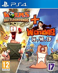 Worms Battlegrounds + Worms W.M.D.  - Playstation 4 