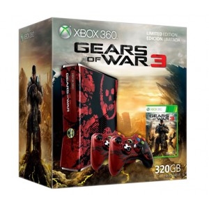 Console Xbox 360 (320 Go) - Edition Limitée Gears of War 3 (Avec Jeu) - Xbox 360