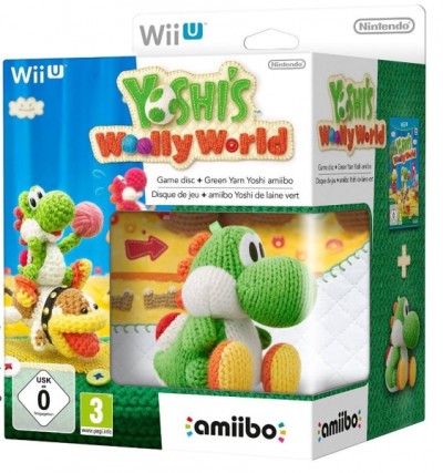 Yoshi's Woolly World + Amiibo Yoshi - Wii U