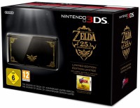 Console Nintendo 3DS Noire - Edition Limitée 25ème anniversaire Zelda en boîte (avec jeu) sous blister - 3DS
