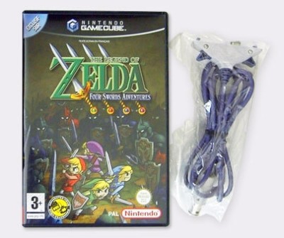 Zelda Four Swords Adventures + Cable GBA - GameCube