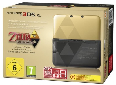 Console Nintendo 3DS XL - Edition Limitée The Legend of Zelda: A Link Between Worlds - Avec Jeu (En Boite) - 3DS