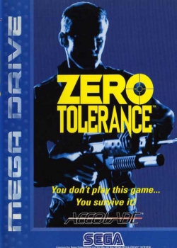 Zero Tolerance en boîte - Megadrive