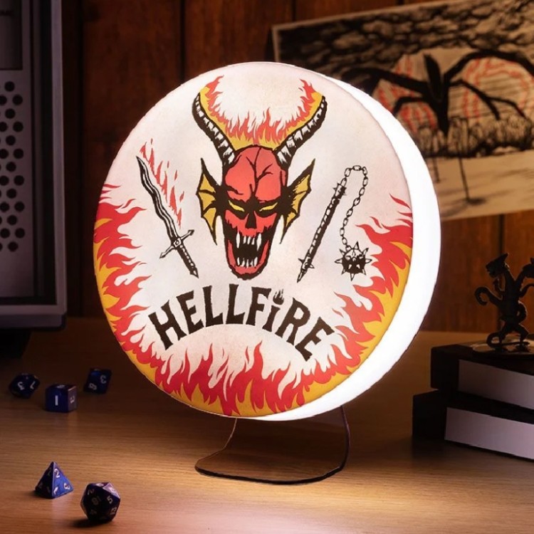 Lampe Stranger Things Logo Club Hellfire 02