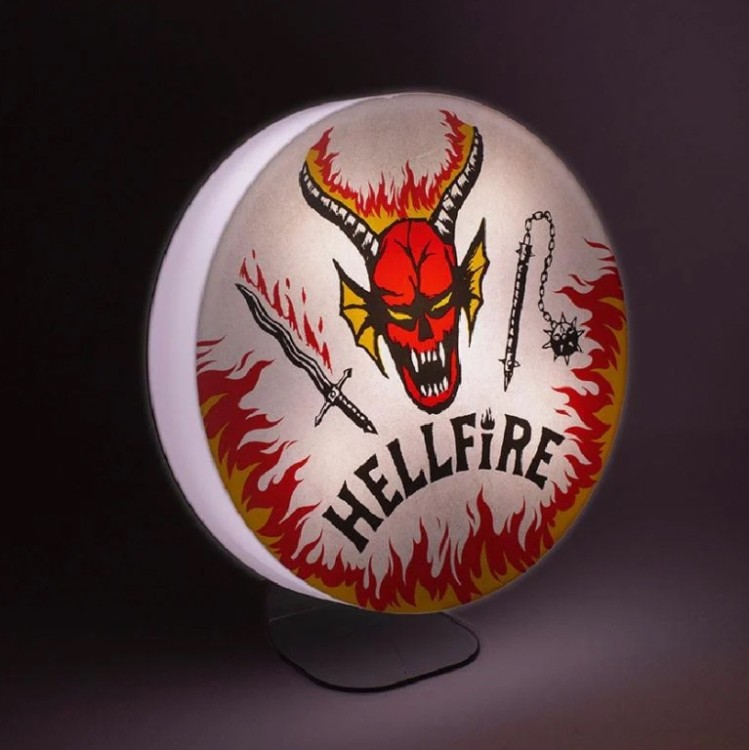 Lampe Stranger Things Logo Club Hellfire 03