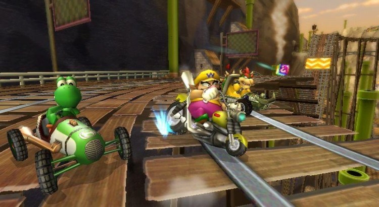 mario kart screen wii 2