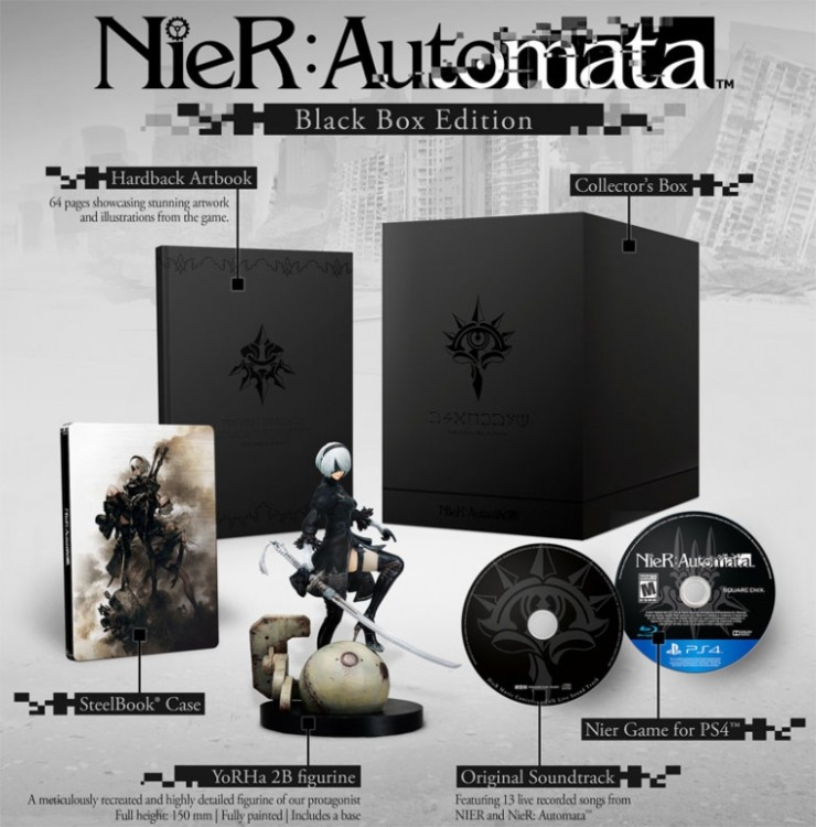 NIER AUTOMATA Black Box coffret collector ps4