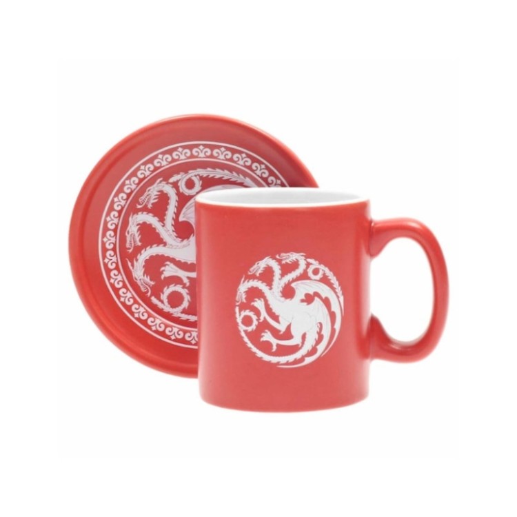 set de 4 mini mugs game of thrones maisons