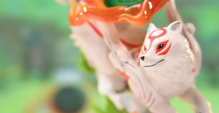 STATUE OKAMI AMATERATSU PVC FIRST 4 FIGURES 1