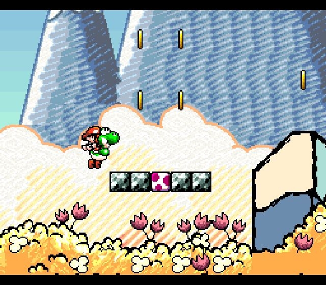 Super Mario World 2 yoshi