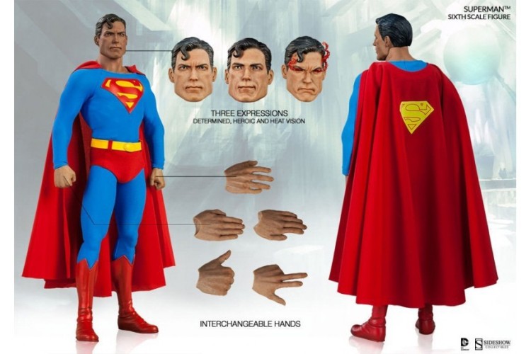SUPERMAN SIXTH SCALE SIDESHOW 1