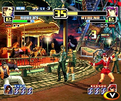 The King of Fighters 99 Evolution in game