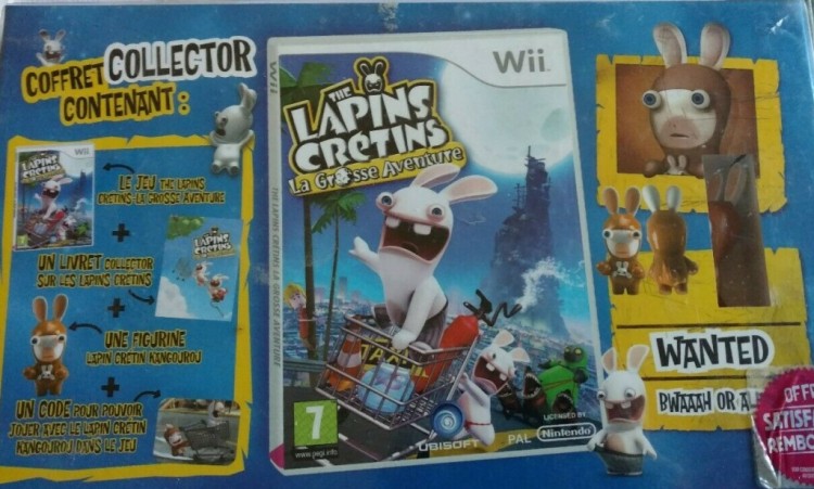 WII LAPINS CRETINS LA GROSSE AVENTURE 3